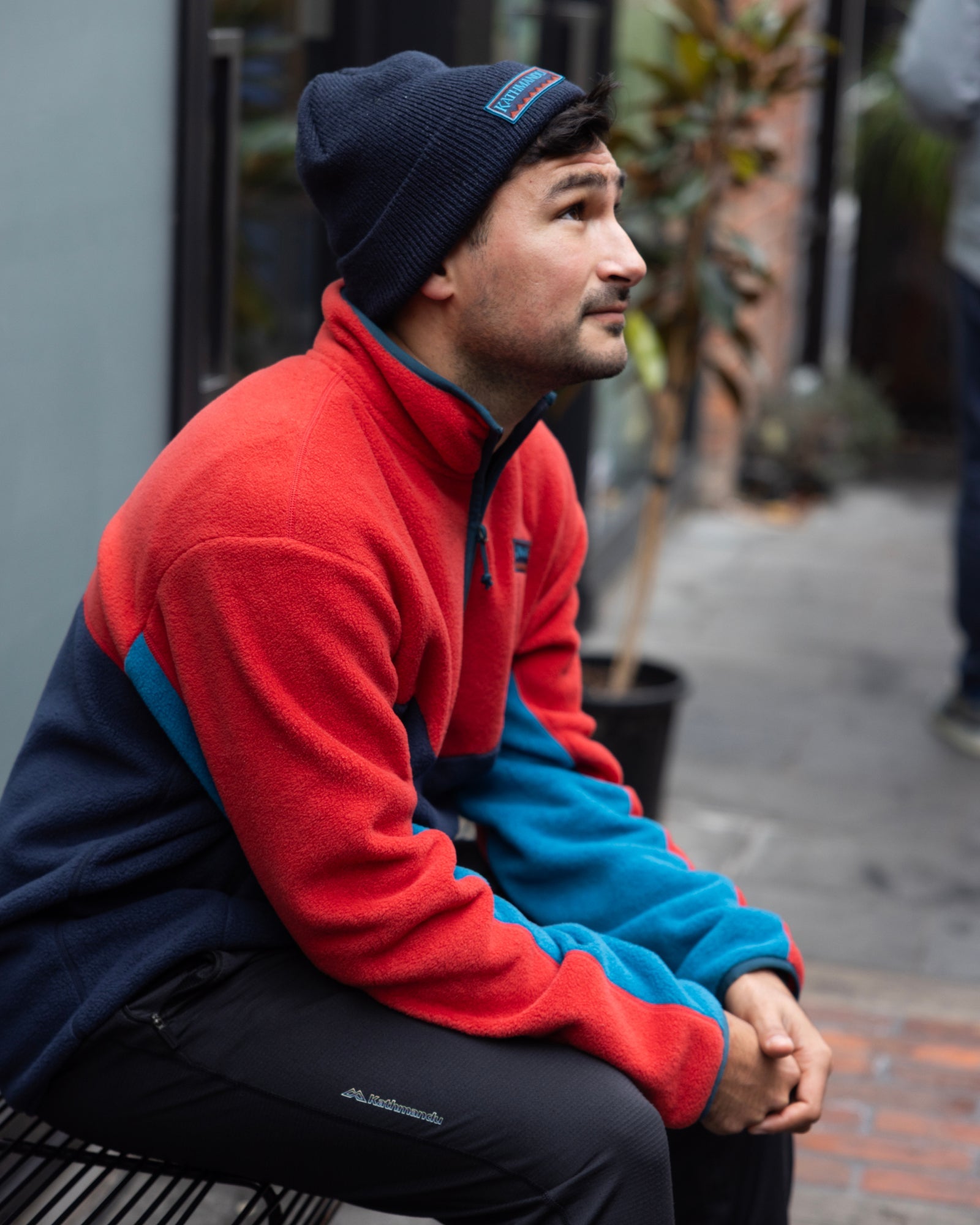 Men's Trailhead Fleece Heritage ¼ Zip Pullover - Classic Red/Pure