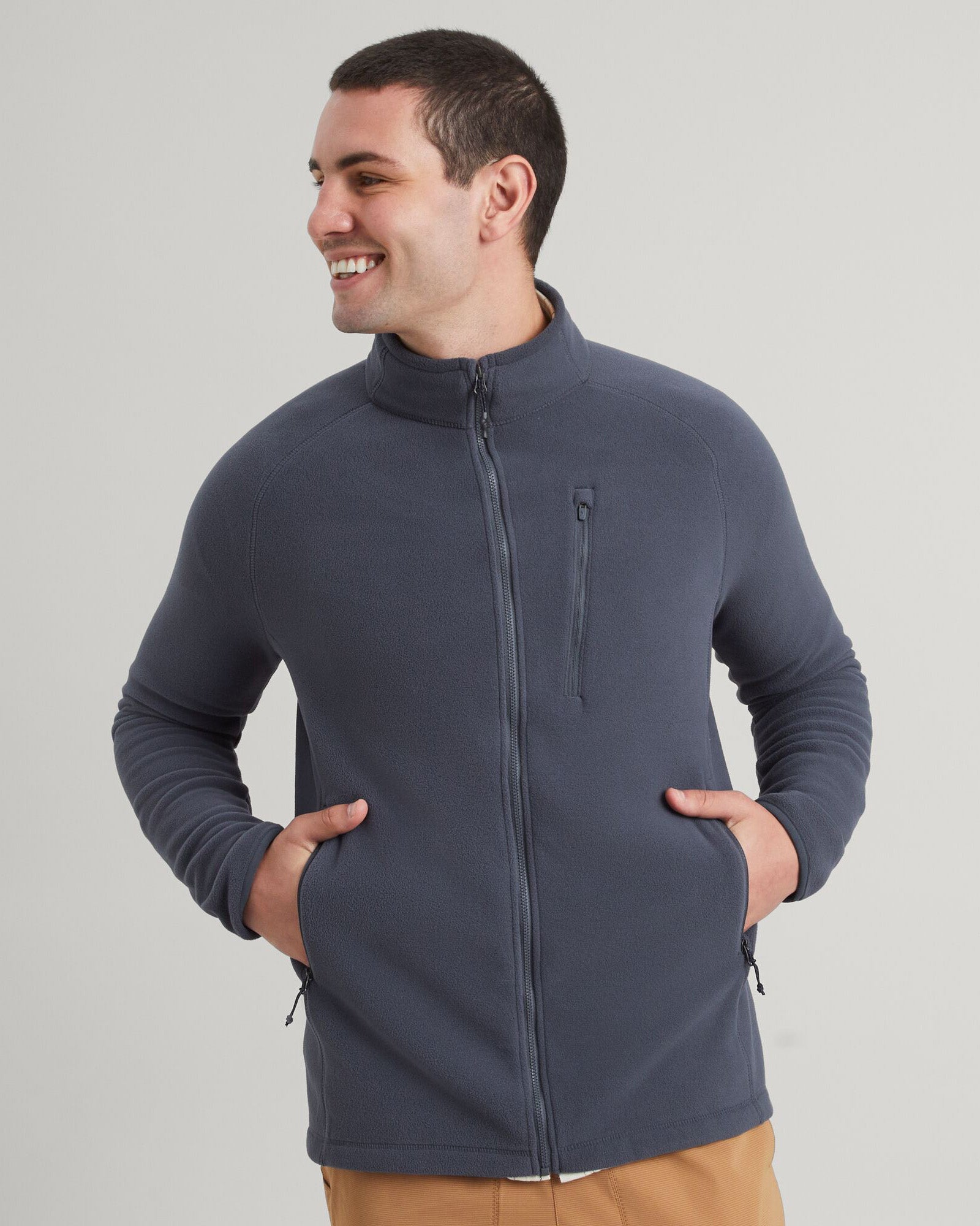 Men's Ridge 100 PrimaLoft Bio Fleece Jacket - Night – Kathmandu UK