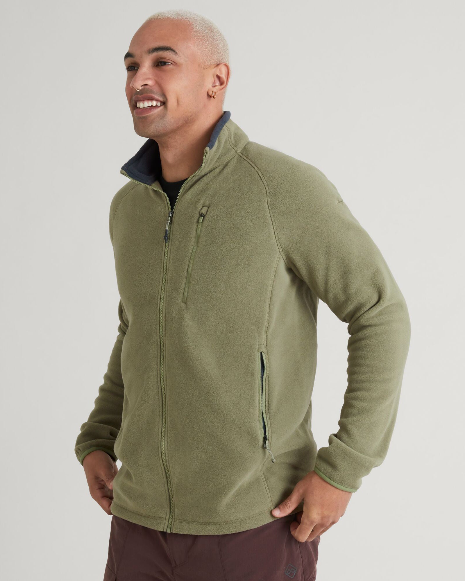Men's Ridge 100 PrimaLoft Bio Fleece Jacket - Beech – Kathmandu UK