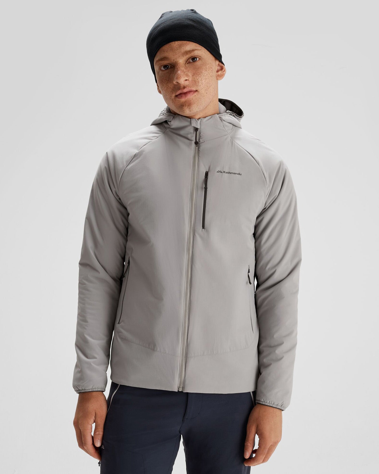 Men's Seeker PrimaLoft® Active Hooded Jacket - Steel Grey