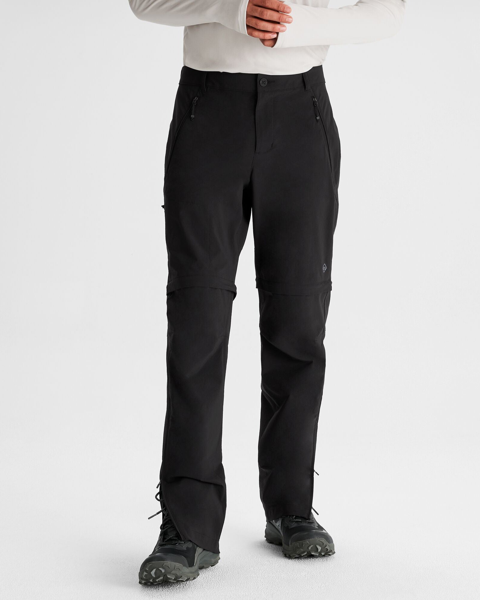 Men's Flinders Convertible Pants - Black – Kathmandu UK
