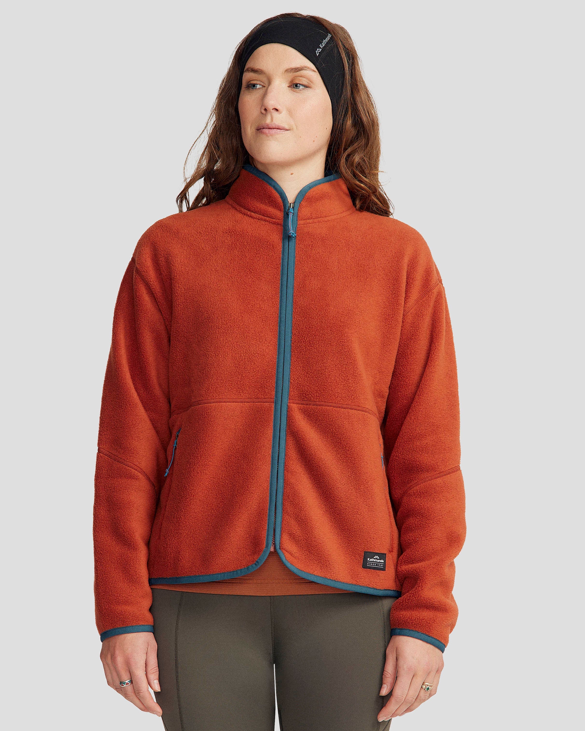 Women's Trailhead Fleece Jacket - Redwood – Kathmandu UK