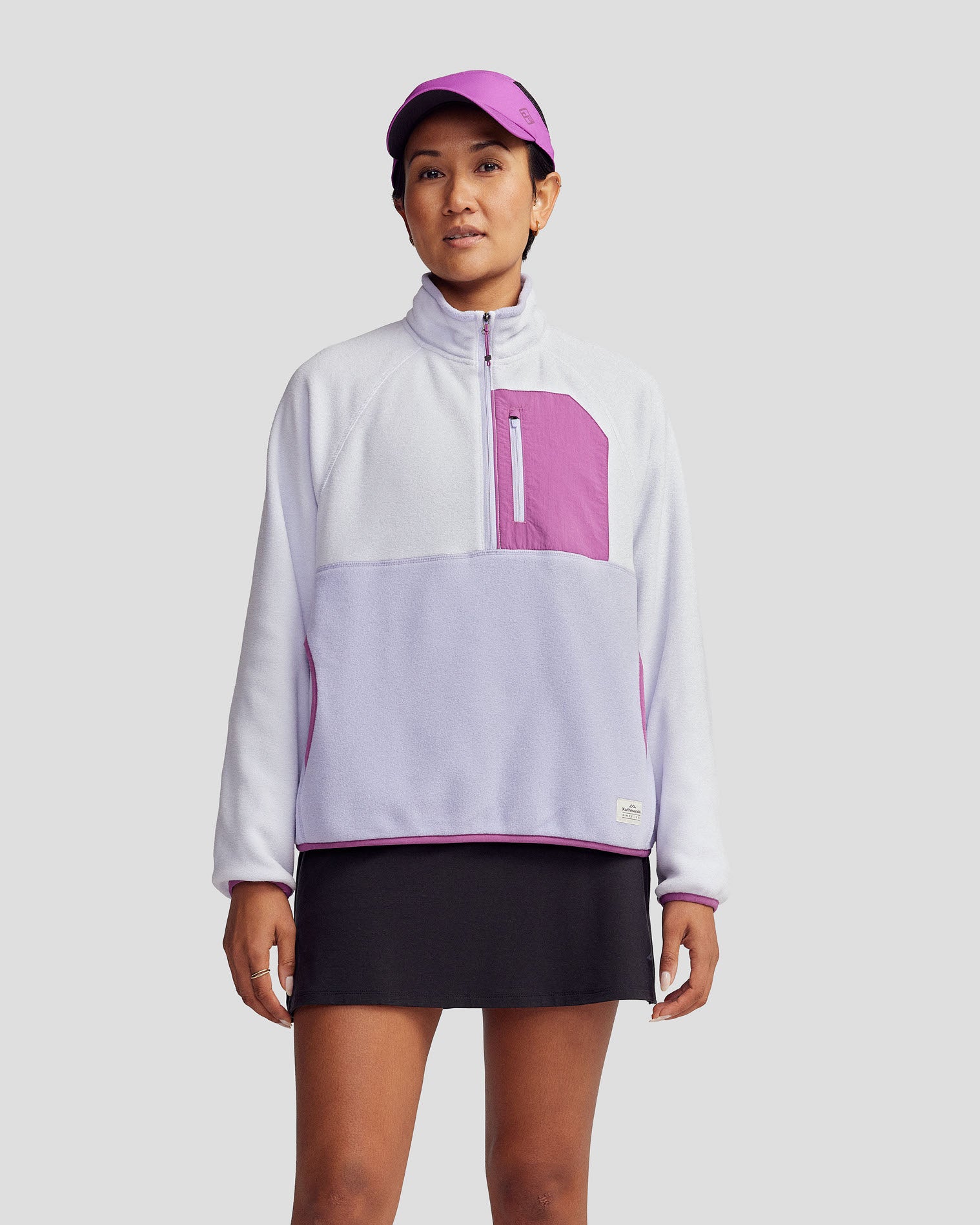 Women's Trailhead Fleece Lightweight Pullover - Lilac/Bright Lilac