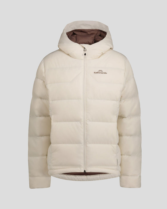 Women's Epiq Hooded Down Jacket Natural – Kathmandu UK