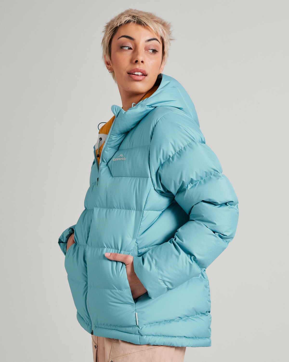 Women's Epiq Hooded Down Jacket - Waterfall