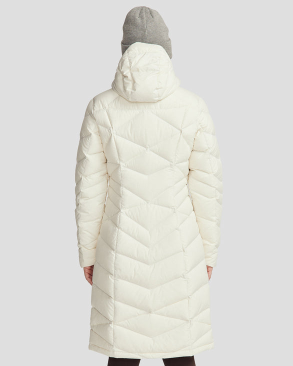 Women's Winterburn Longline Down Jacket v2 Natural – Kathmandu UK