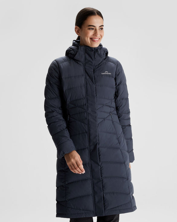 Women's Winterburn Down Parka Pure Navy – Kathmandu UK
