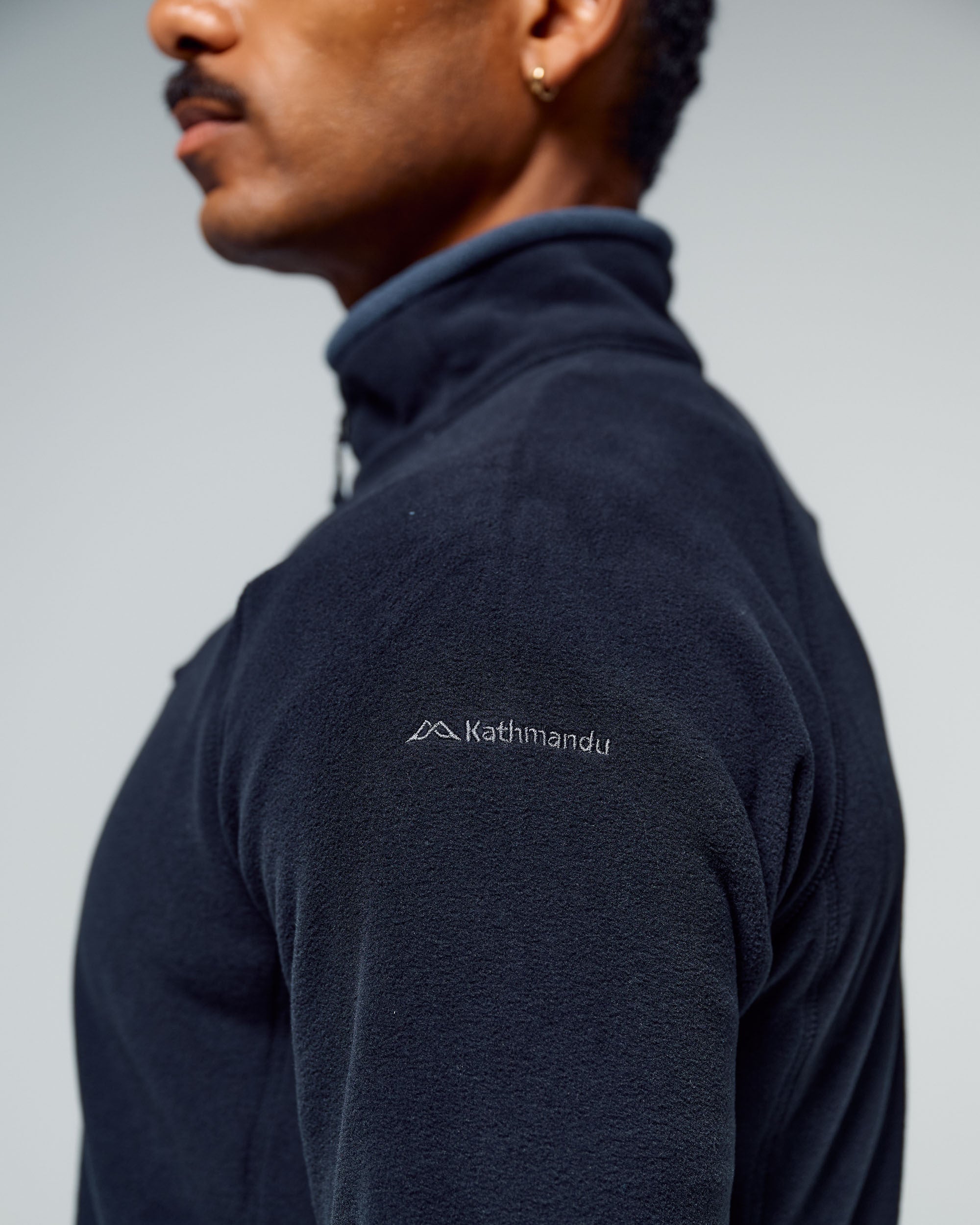 Men's Ridge 100 PrimaLoft Bio Fleece Jacket - Black – Kathmandu UK