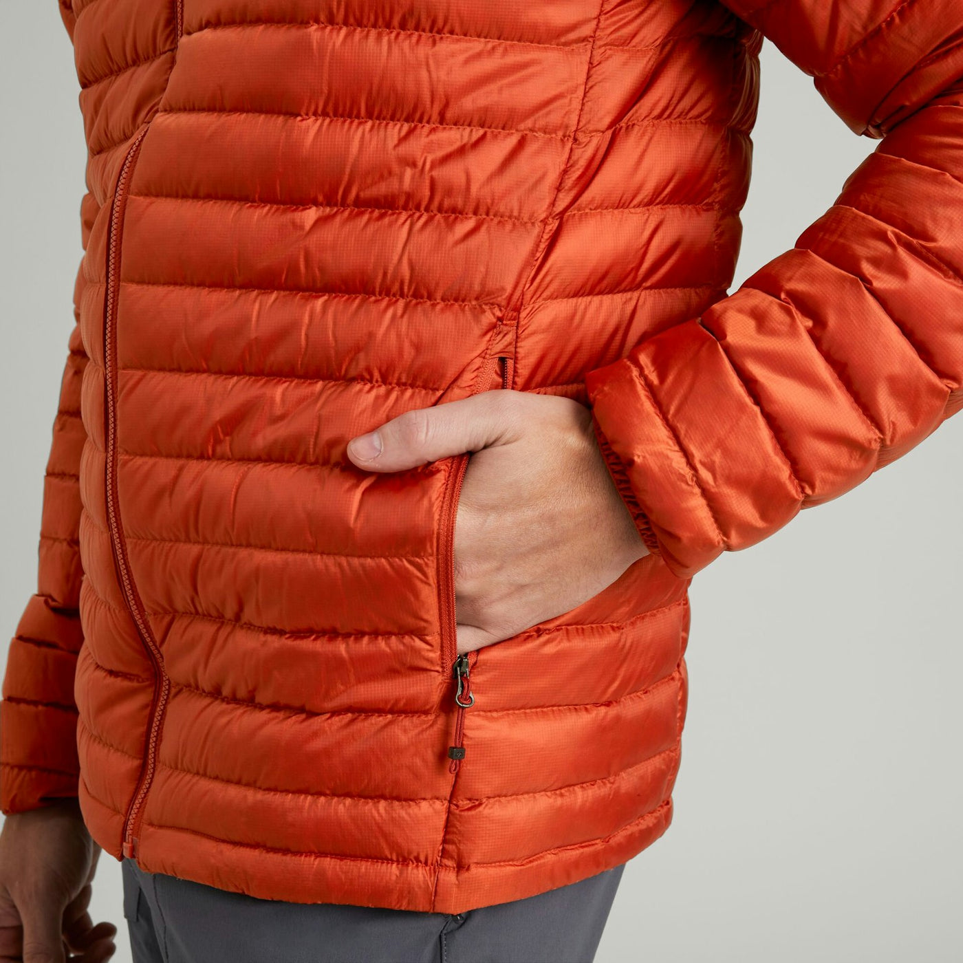 Men's Heli R Down Jacket - Red Earth