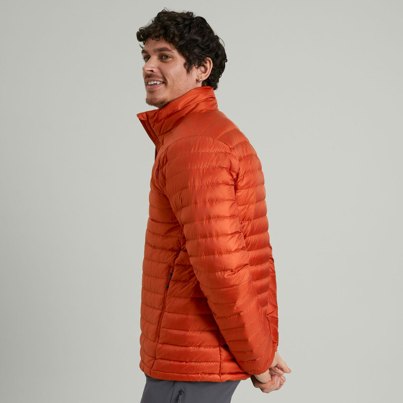 Men's Heli R Down Jacket - Red Earth
