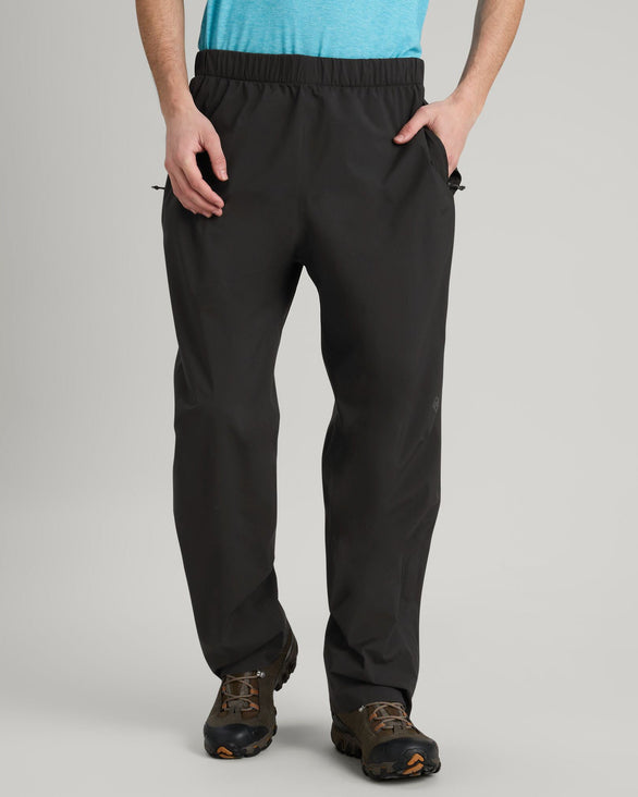 Men's Trailhead Stretch Rain Trousers Black Stingray