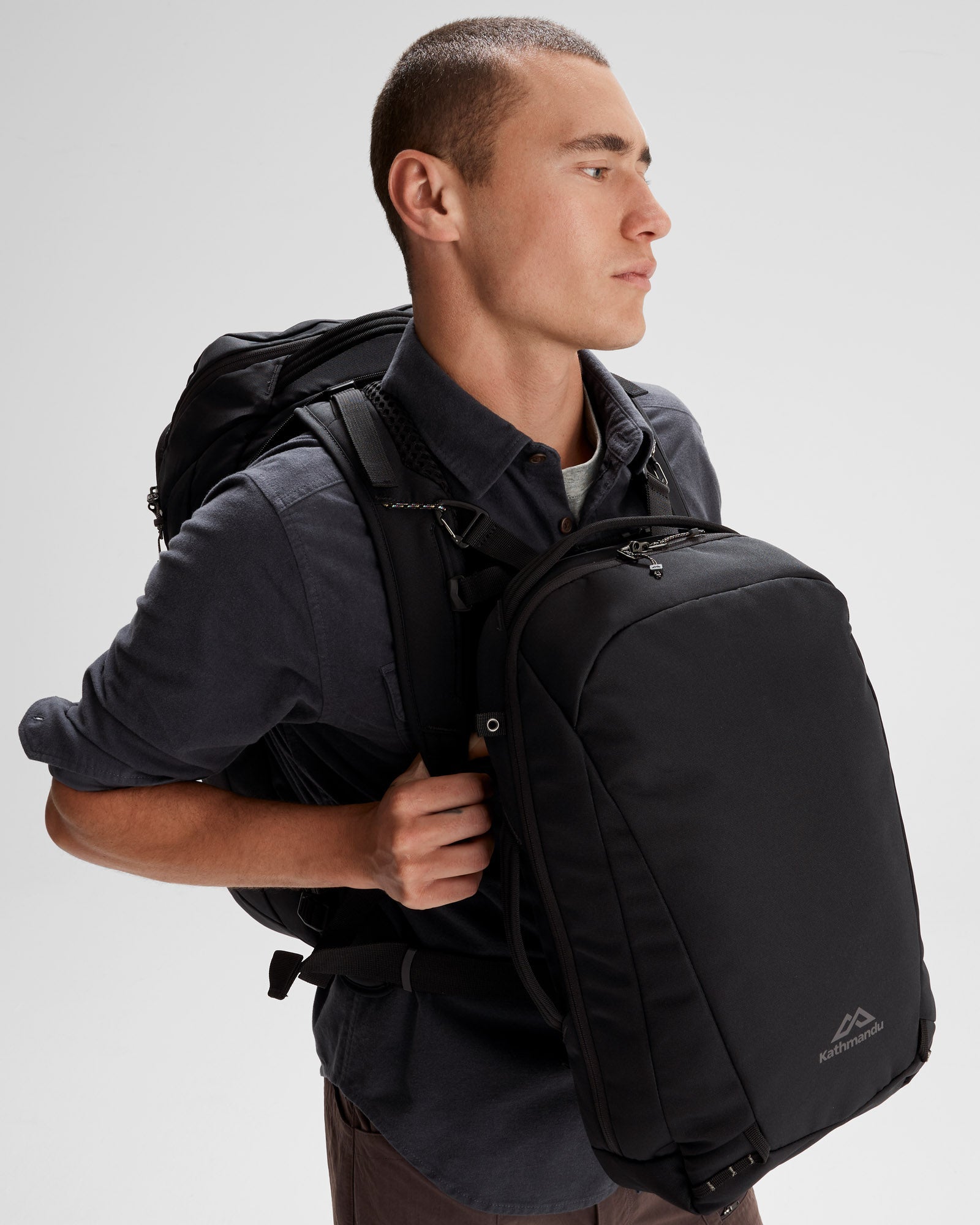 Litehaul Plus 1 v3- 12L - Black Stingray – Kathmandu UK