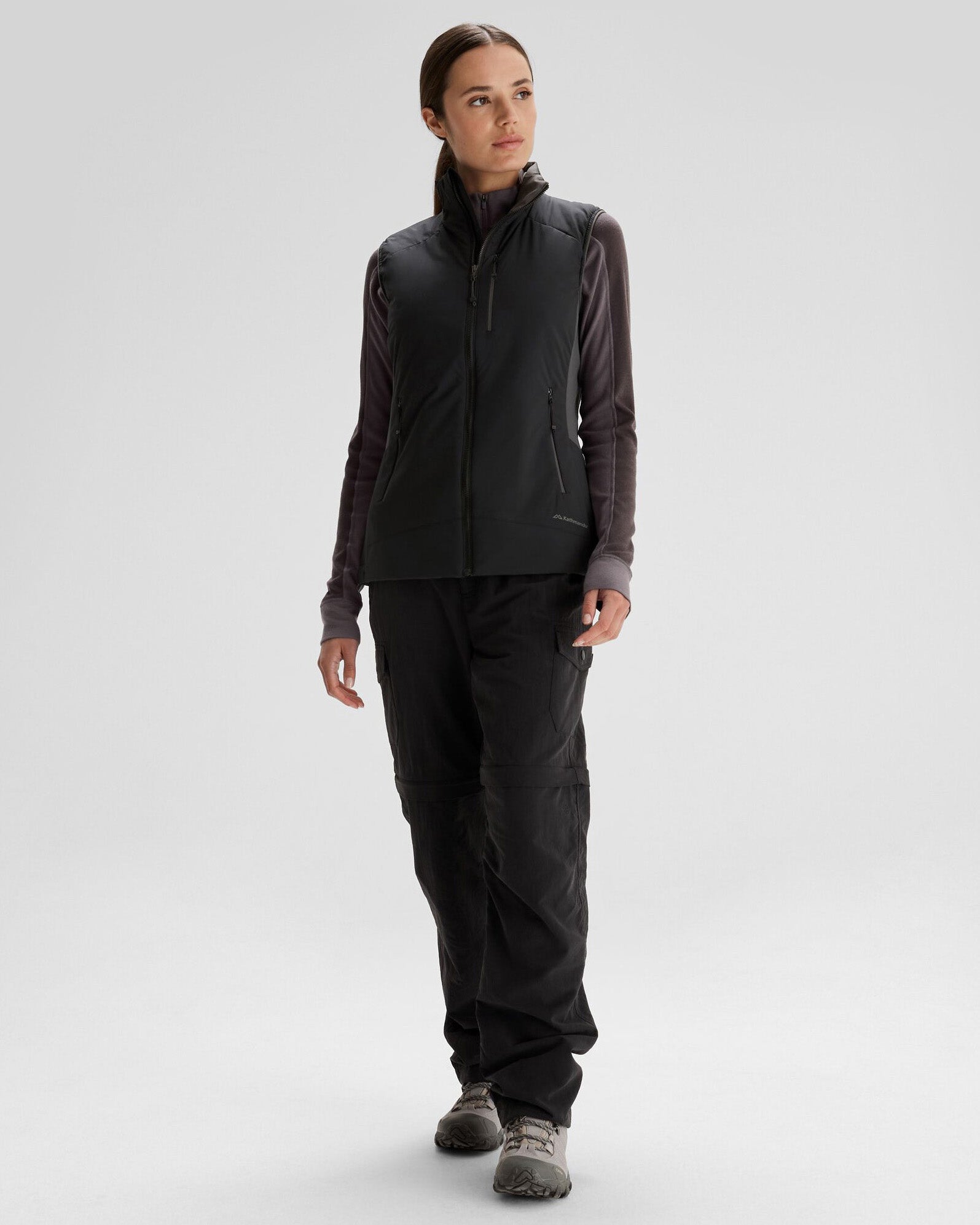 Women's Seeker PrimaLoft® Active Vest - Black Stingray – Kathmandu UK