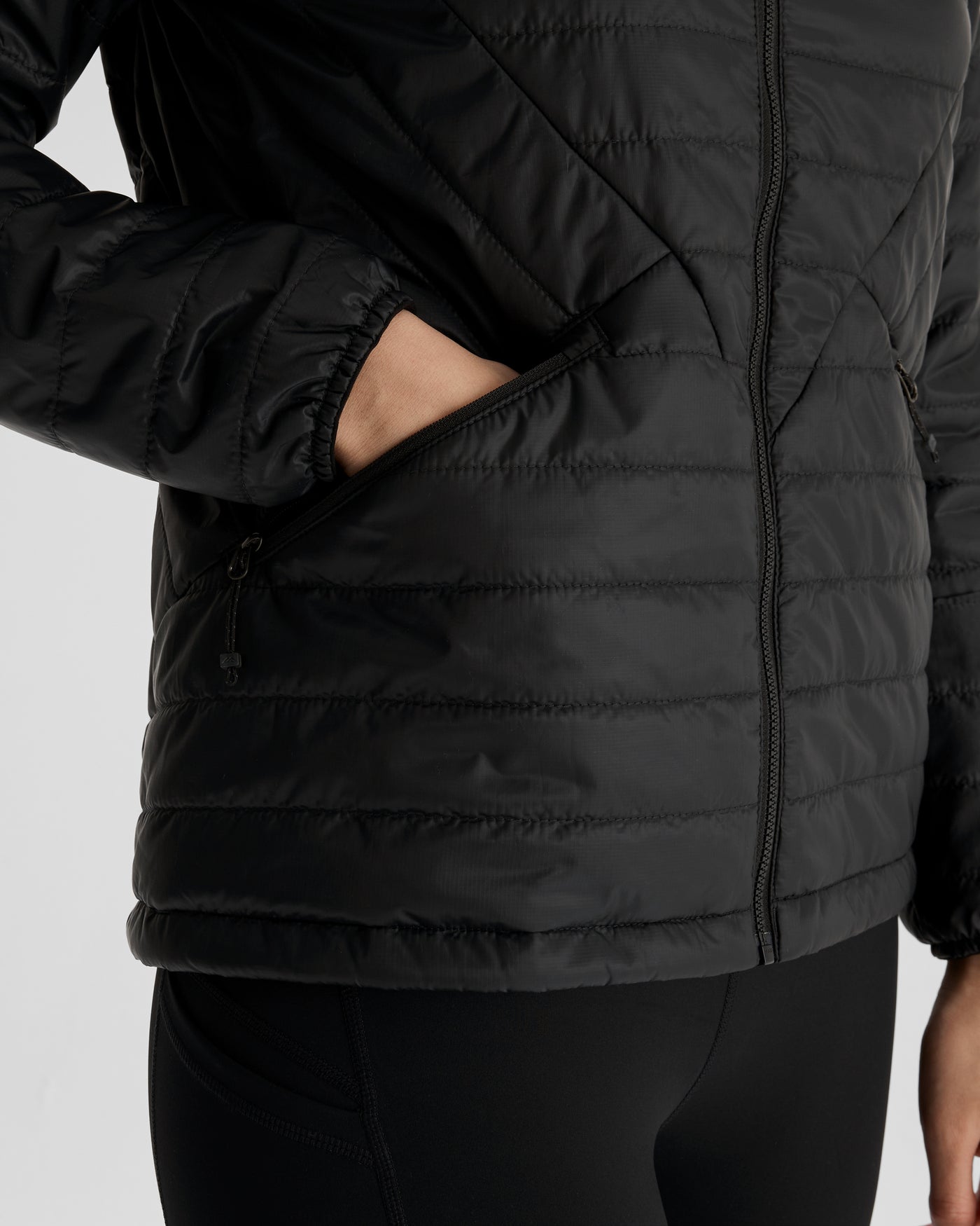 Women's Heli R Insulated Hooded Jacket - Black Stingray