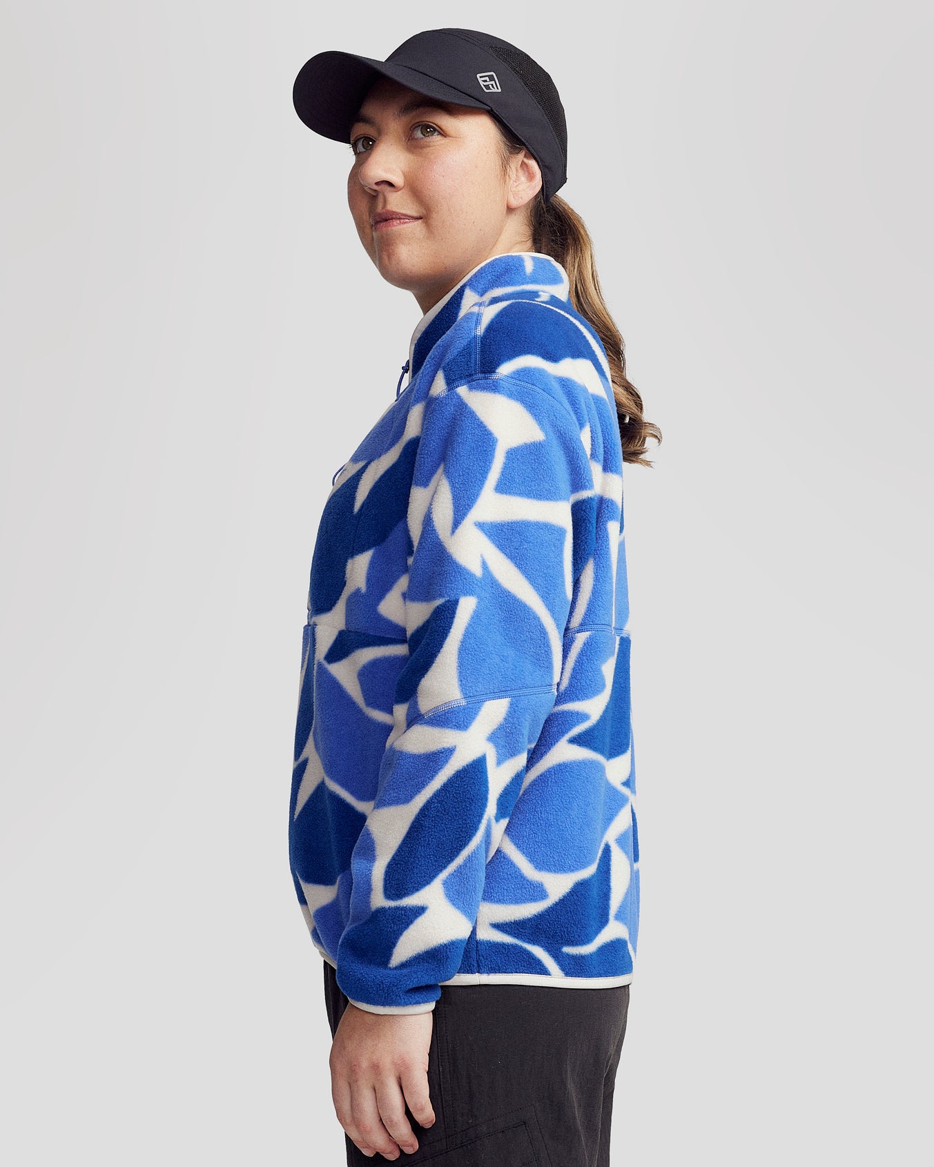 Women's Trailhead Fleece 1/4 Zip Pullover - Dark Peri Forest Floor