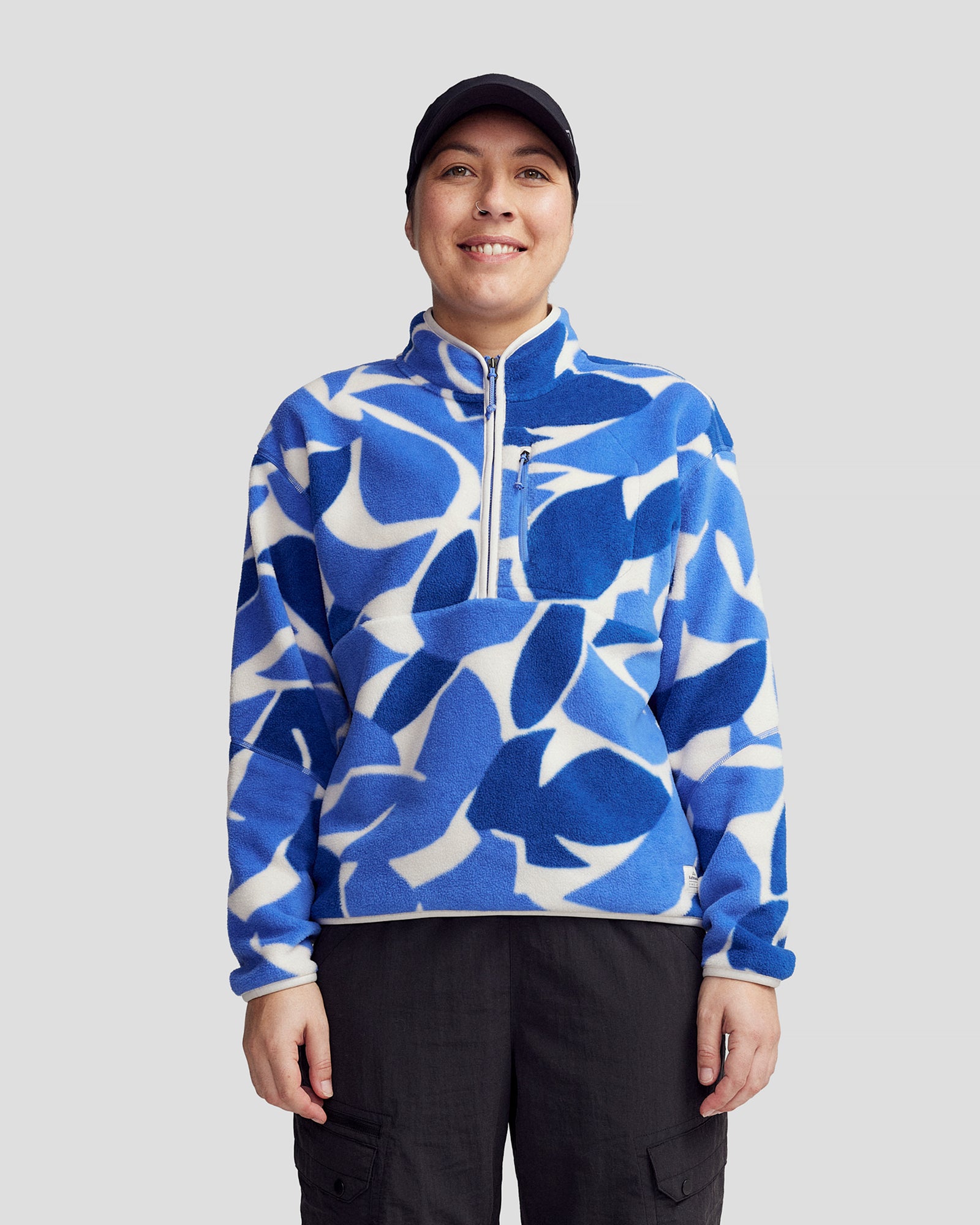 Women's Trailhead Fleece 1/4 Zip Pullover - Dark Peri Forest Floor