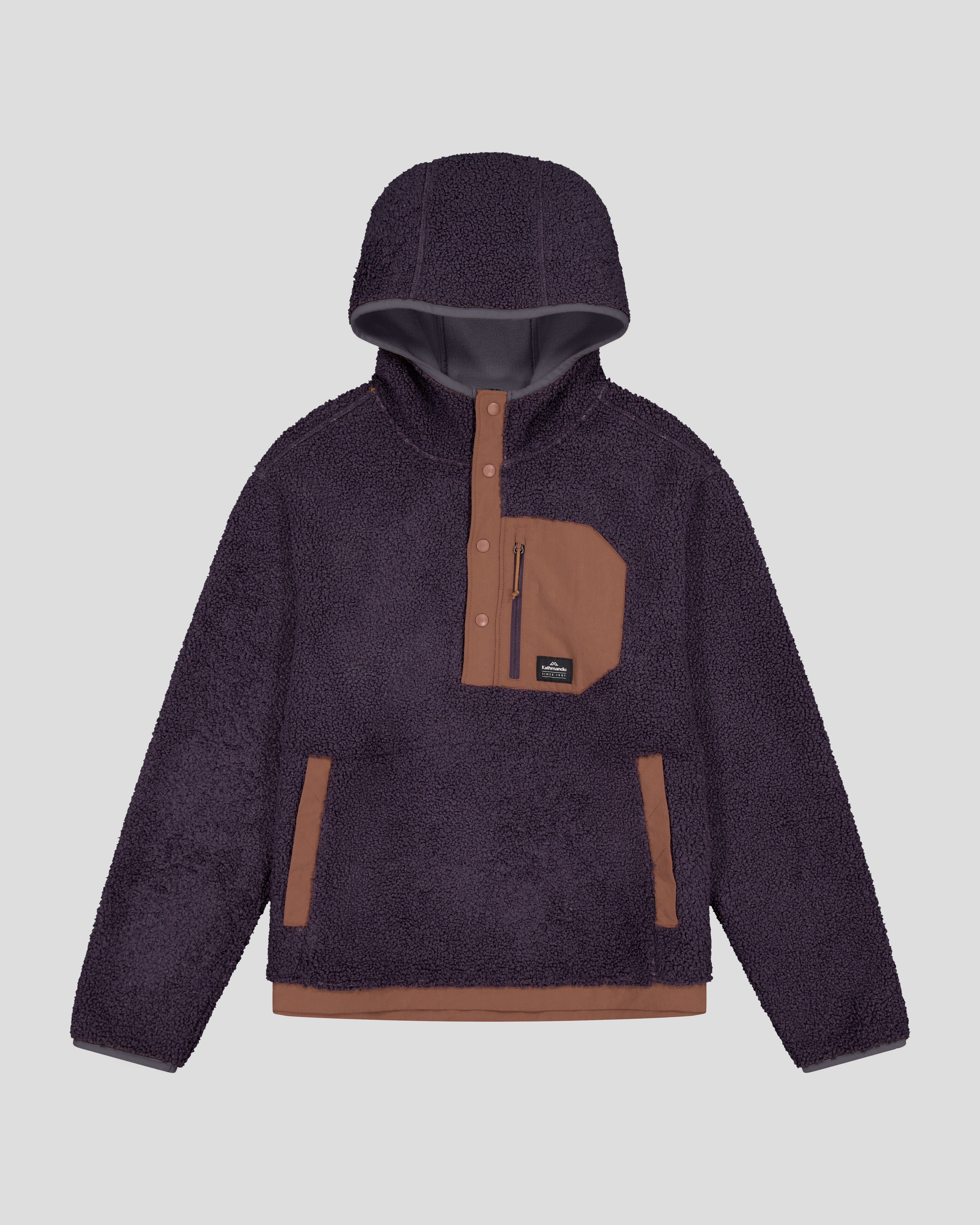 Co-Z High Pile Women's Hooded Pullover v2 - Orbit/Woodsy