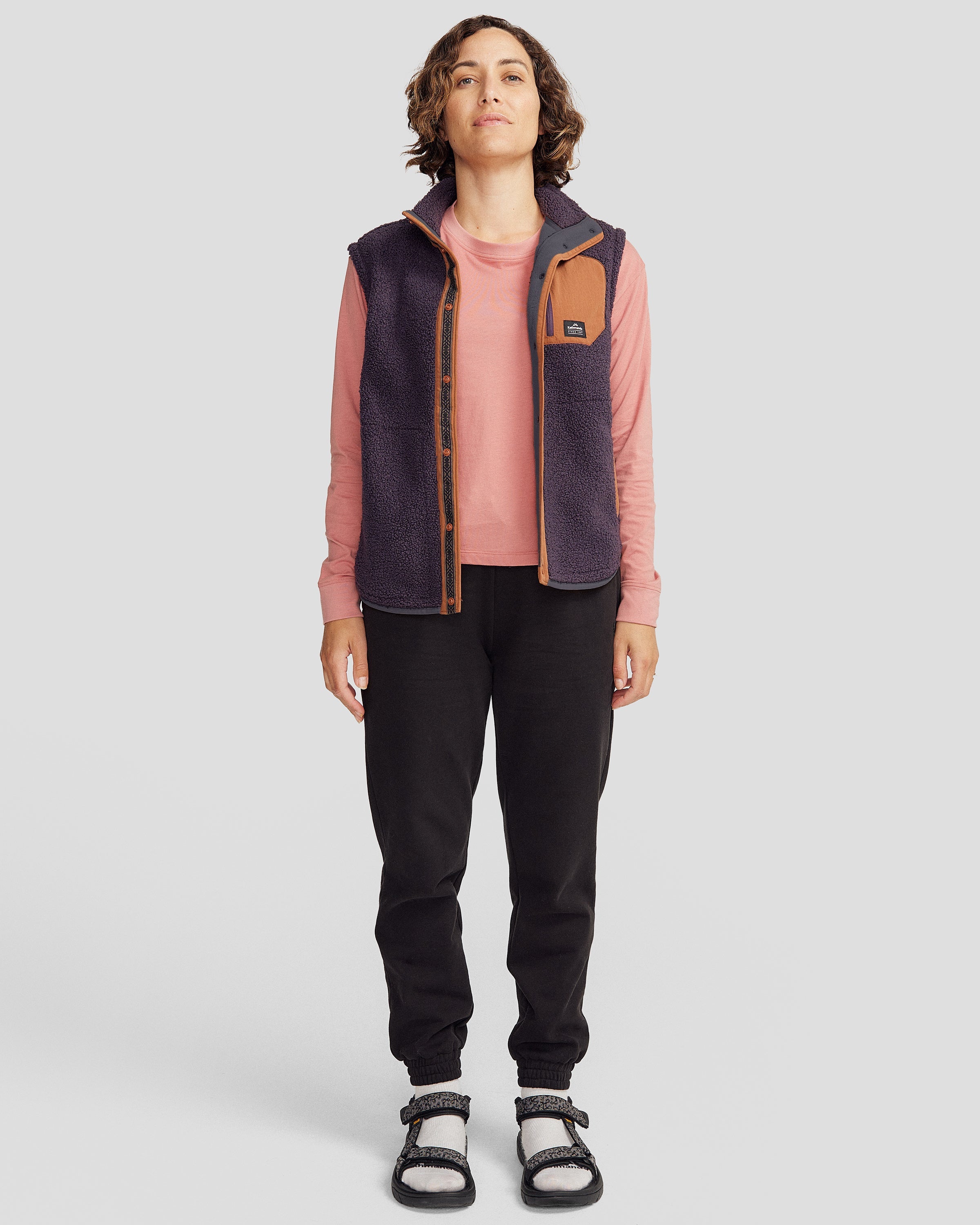 Women's Co-Z High Pile Vest - Orbit/Woodsy – Kathmandu UK