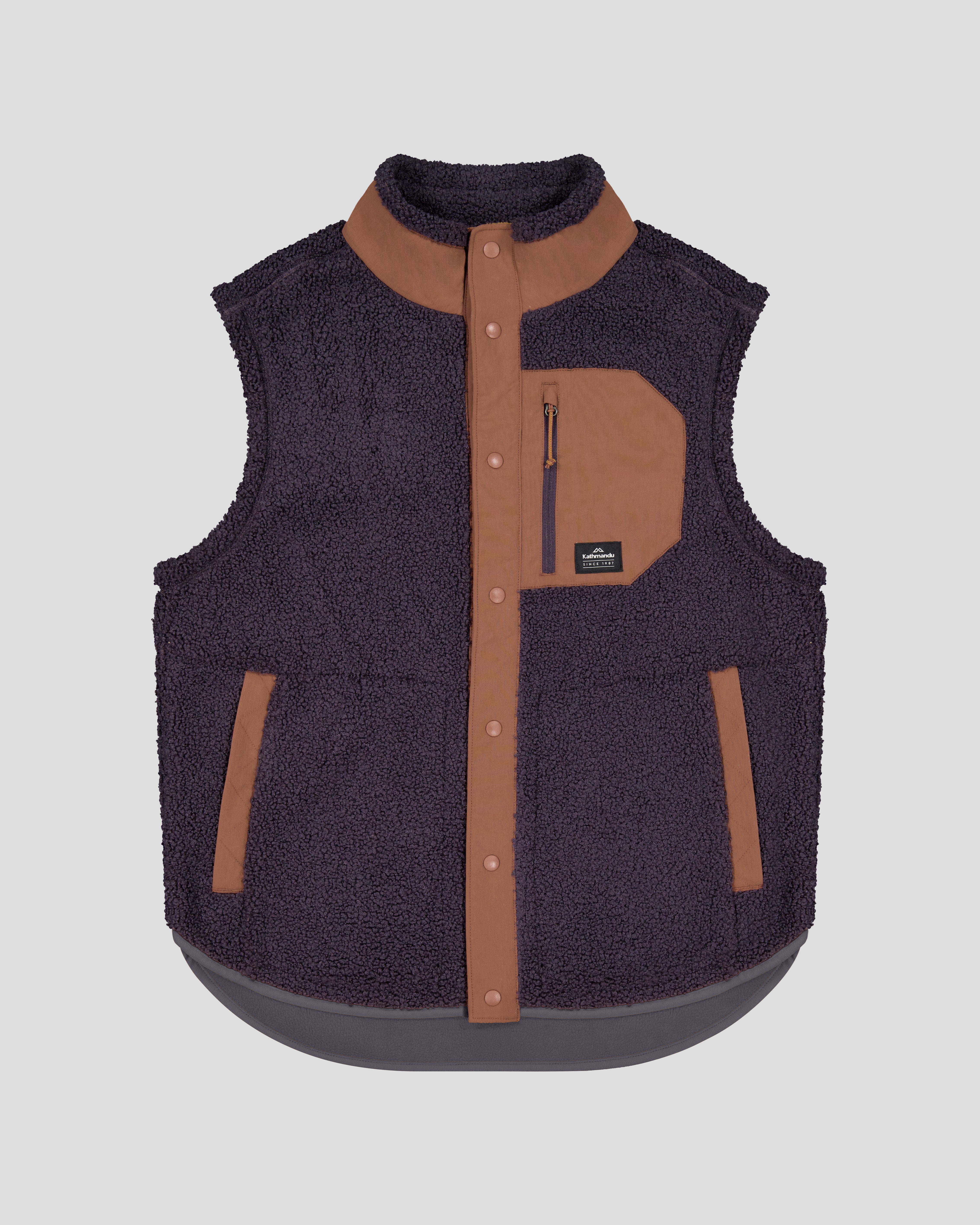Women's Co-Z High Pile Vest - Orbit/Woodsy – Kathmandu UK