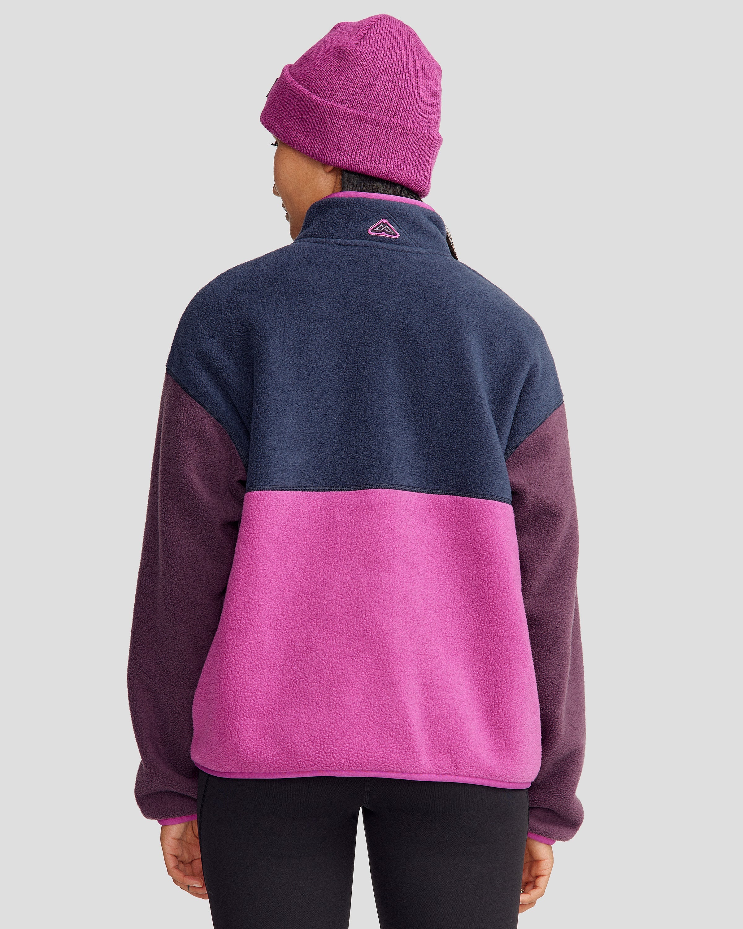 Women's Trailhead Fleece Heritage Pullover - Pure Navy/Raz