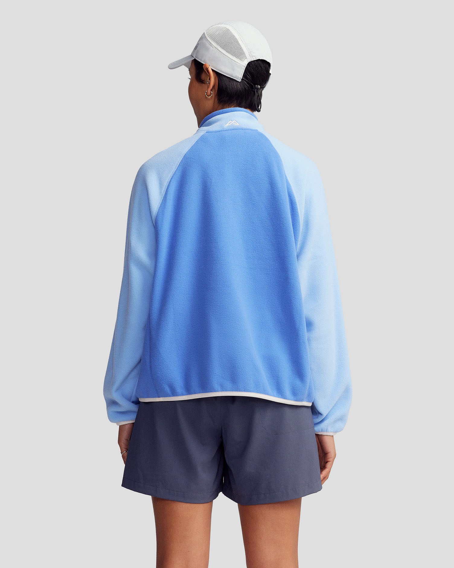 Women's Trailhead Fleece Lightweight Pullover - Peri/Dark Peri