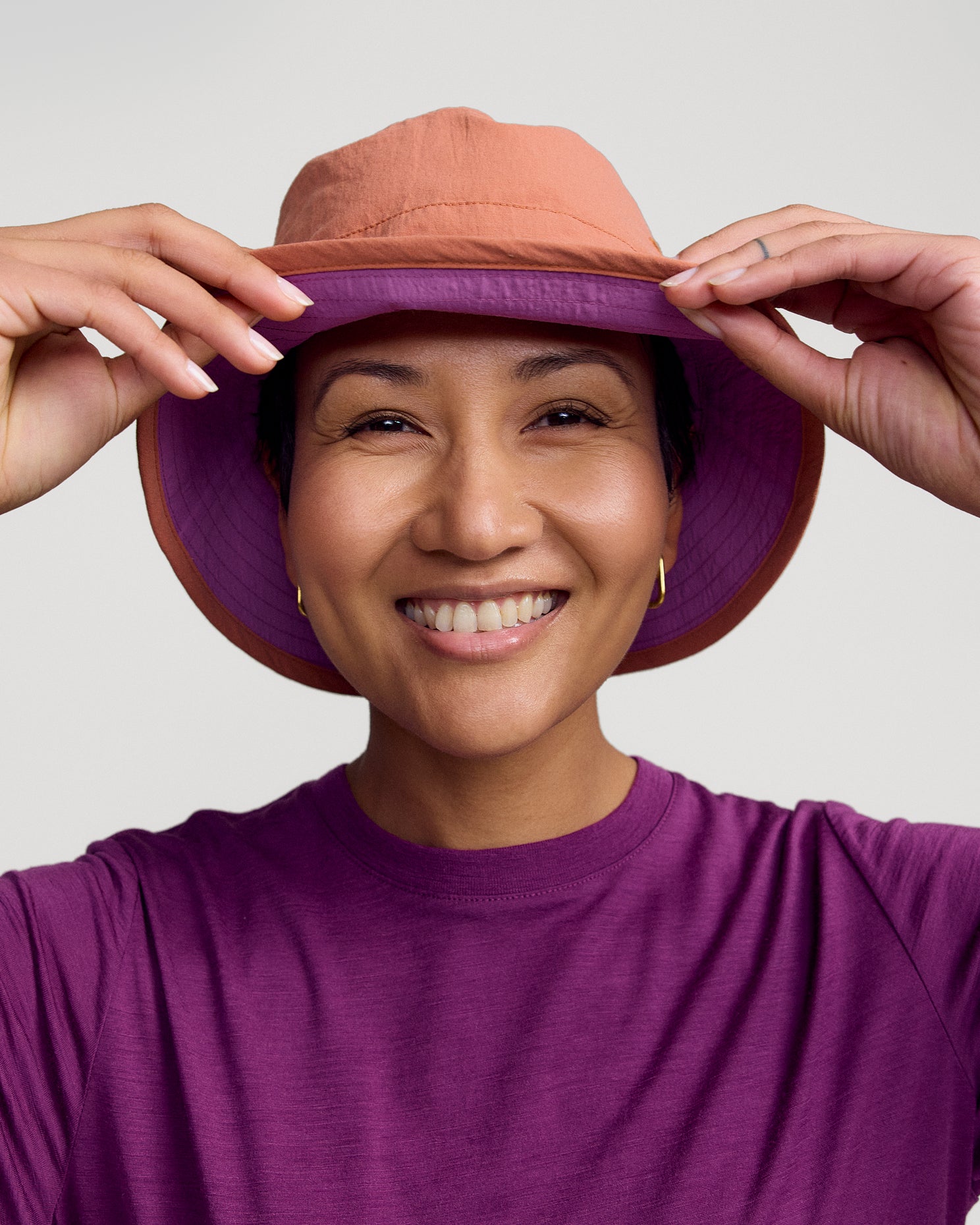 Reversible Bucket Hat - Copper/Washed Berry – Kathmandu UK