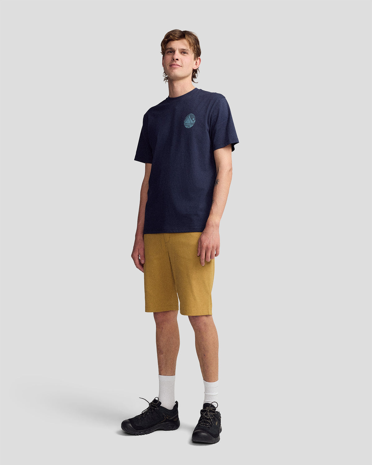 Men’s Mitre Peak Organic Cotton T-Shirt - Pure Navy
