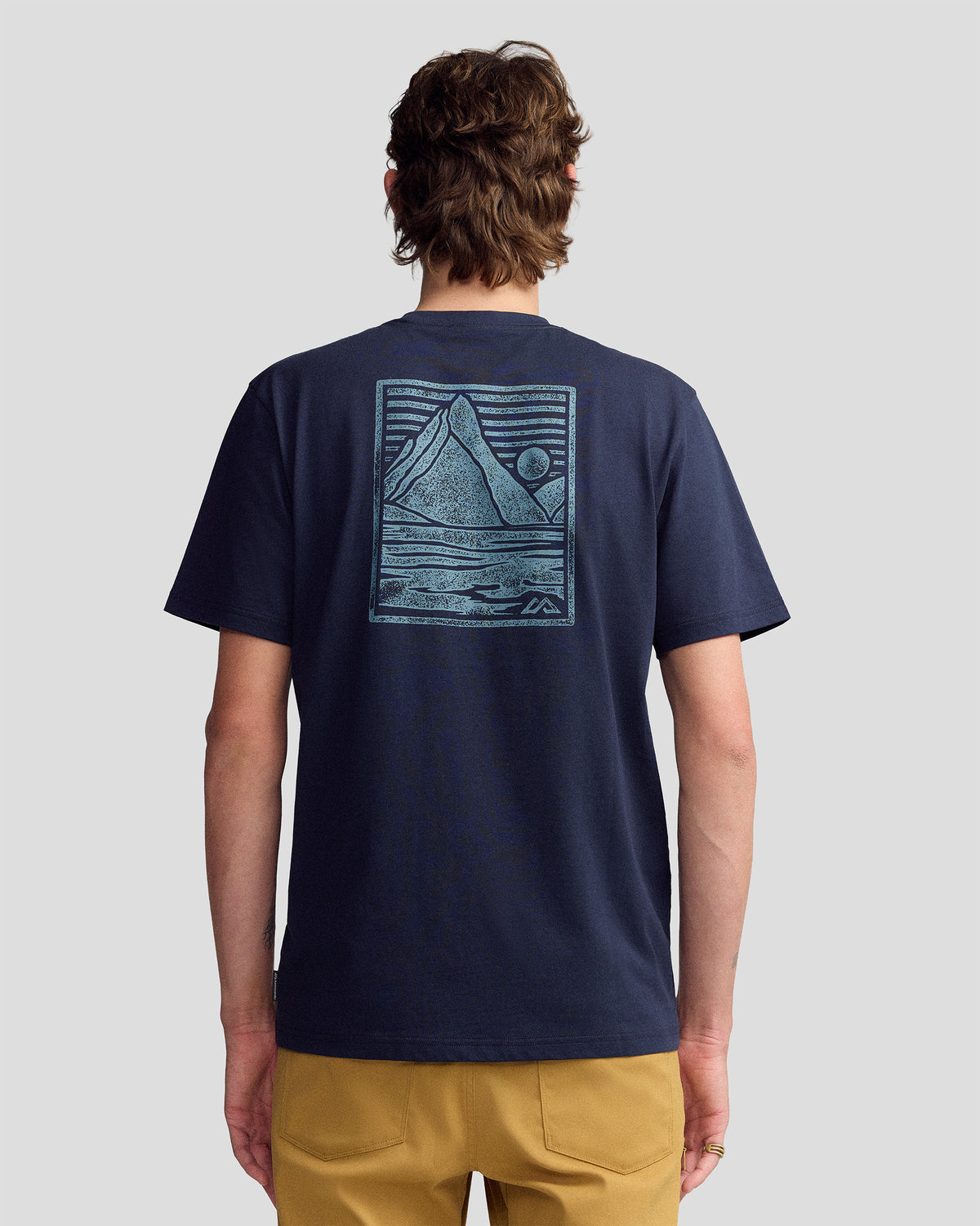 Men’s Mitre Peak Organic Cotton T-Shirt - Pure Navy